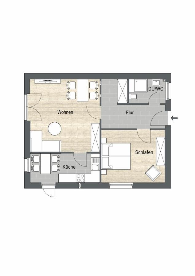 2-zimmer-fewo Nähe Lübeck Apartamento Berkenthin